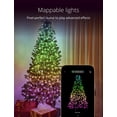 thumbnail image 3 of Twinkly Strings App Controlled Green Wire Christmas Light String Indoor and Outdoor Smart Home Lighting Decoration, Multicolor, 100 RGB LED, 26.2ft, 3 of 9