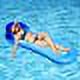 thumbnail image 4 of Inflatable Floating Buoy Inflatable Water Hammock Lounger Portable Hammock Buoy (Blue), 4 of 5