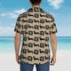 thumbnail image 4 of Balery Dachshund Dog Woof Camisas hawaianas de manga corta para hombre, camisas playeras de corte holgado, camisas de vacaciones con botones,Large, 4 of 7