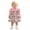 G10-Pink, variant on Rhuody Girls Dress Short Sleeve Casual Floral Dress Dance Party Dresses Simple Playsuit