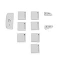 thumbnail image 4 of 10pcs Window Lift Button Trim Silver Aluminum Alloy Sticker Fit for Jaguar XF 2012-2015, 4 of 14
