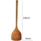 thumbnail image 2 of Espátula de madera. Espátula plana para freír con mango largo. Hecha a mano para utensilios de cocina., 2 of 6