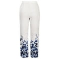 thumbnail image 5 of Pantalones largos con estampado de bolsillo suelto informal de verano para mujer a la moda Fridja  alkflakhf33064, 5 of 5