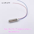 thumbnail image 2 of DC 1.5V 3V 3.7V 5V 6V Waterproof Vibration Motor Mini Micro 7MM Coreless Encapsulated Vibrator Beauty Instrument Toy Massager, 2 of 6