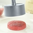 thumbnail image 6 of Burger Patty Press Nonstick Manual Meat Presser for Home Kitchen | Ergonomic ABS Hamburger Maker | Includes 100 Greaseproof Papers | Easy Clean | 6.6x4in | Gray/Yellow | 1 Pack, 6 of 8