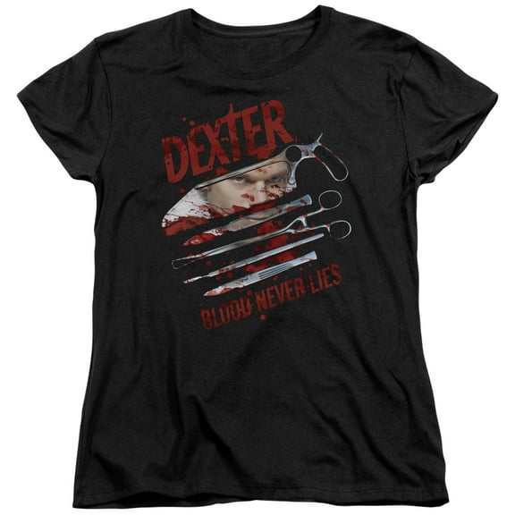 Dexter - Blood Never Lies - Women's Short Sleeve Shirt - X-Large