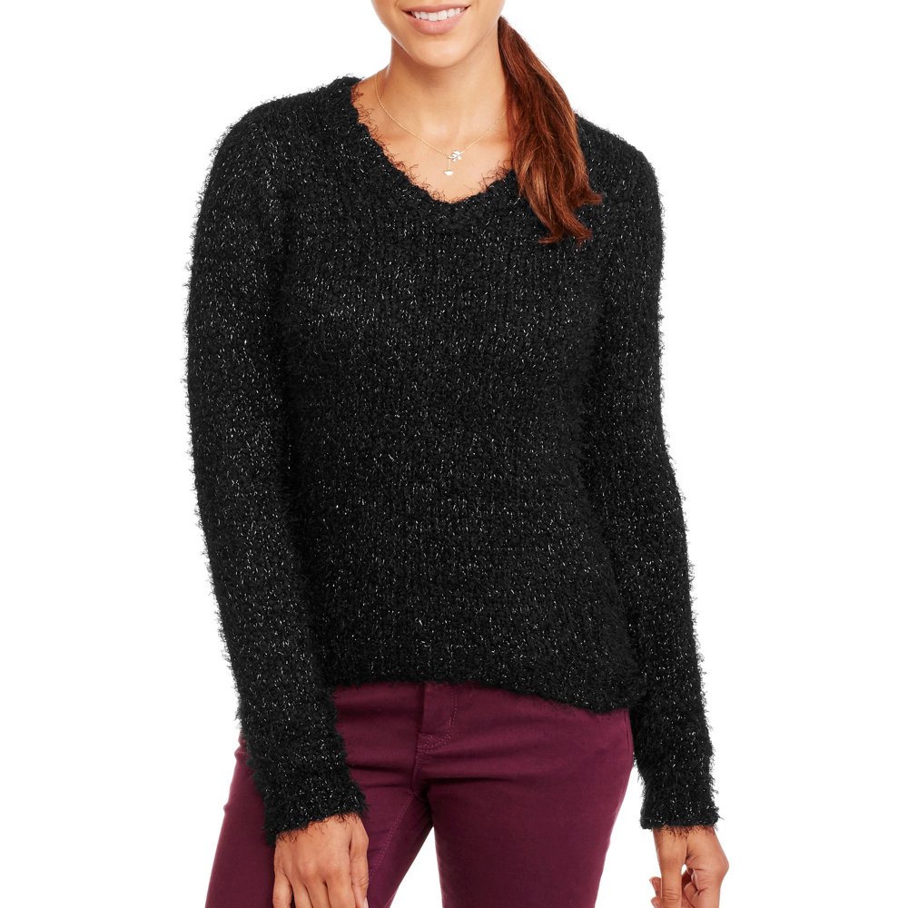 eyelash pullover sweater