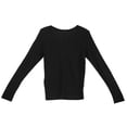 thumbnail image 2 of Goldie Women's Black LS Solid Tee Long-sleeve - L, 2 of 2
