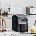 thumbnail image 2 of GIantex Countertop Ice Maker, 26 LBS/24H, 9 Cubes in 6 Mins, Portable Ice Cube Making Machine w/Self-Clean Function, Black, 2 of 10