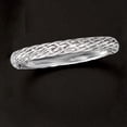 thumbnail image 3 of Ross-Simons Sterling Silver Basketweave Bangle Bracelet, Women's, Adult, 3 of 5