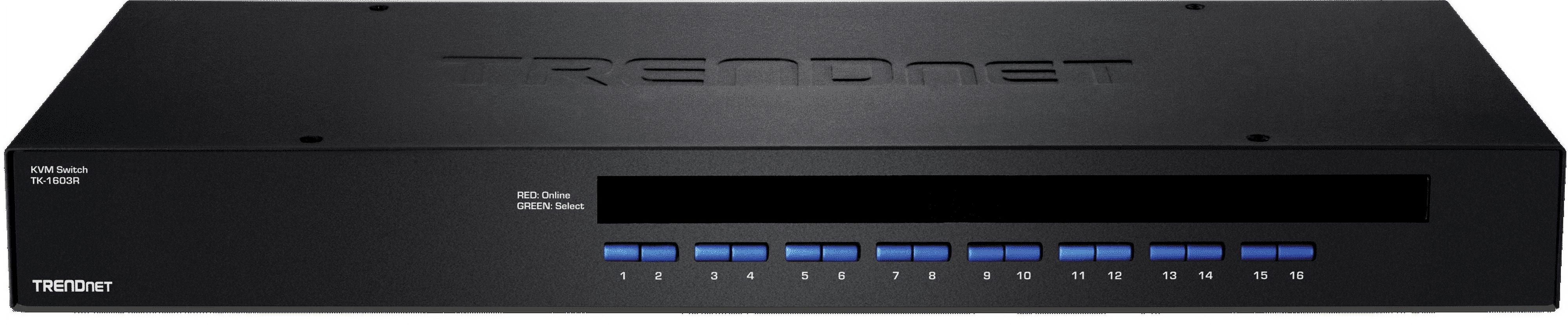 TRENDnet TK-1603R 16-port KVM USB/PS2 Rack Mount Switch
