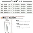 thumbnail image 3 of IROINNID Curvy Pants For Women Elastic Waist Denim Pocket Thin Casual Boot Cuts Wide Legs Pants Solid Color Jean, 3 of 7