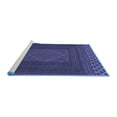 thumbnail image 2 of Ahgly Company Machine Washable Indoor Rectangle Persian Blue Traditional Area Rugs, 4' x 6', 2 of 4
