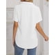 thumbnail image 4 of Blusa de mujer Camisas de cuello en V Blusas elegantes de manga larga Camisa de gasa, 4 of 6