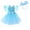 Sky Blue_002, variant on Fgnfyis Girls Sparkly Rainbow Fairy Dress Tutu Party Outfit with Glitter Sash for Stage Performance Pink 2-3 Years