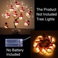 thumbnail image 5 of Guirnalda de luz LED de muñeco de nieve para decoración del hogar, adorno de árbol de Navidad, regalos de Navidad, 2024, 5 of 5