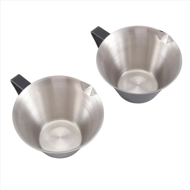 2 Piezas de Medidora de Café Expreso con Asa, de Café de Acero Inoxidable, para Servir Café, Accesorios de Cocina para el Hogar