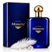 AVON Mesmerize Cologne Spray — Long-Lasting Cologne for Men with Sandalwood & Warm Amber — Classic Signature Mens Cologne, Perfume for Men, Everyday Wear & Gifting, 3.4 fl oz Travel Size