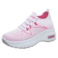 thumbnail image 2 of AUDeals Women's Wide Toe Box Shoes, Extra Wide Air Cushion Sneakers with Lightweight Breathable Comfort for Gym and Training (White, 8), 2 of 5