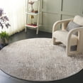 thumbnail image 2 of SAFAVIEH Hanna Saxon Abstract Area Rug, Grey/Dark Grey, 6'7" x 6'7" Round, 2 of 10