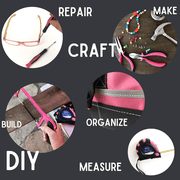 Apollo Tools 201 Piece Household Tool Kit in a Soft-Sided Tool Bag Pink - DT0020P