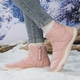 thumbnail image 3 of Unisex Cotton Boots Plus Velvet Warm And Waterproof Five-finger Snow Boots Outdoor Non-slip Hiking Boots Minimalist Cotton Boots (pink,36), 3 of 7