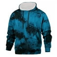 thumbnail image 4 of Men's Hoodies Pullover Hoodies Sweatshirts Modern Tie Dye Hoodie Casual Fall Winter, 4 of 4