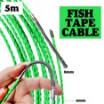 thumbnail image 1 of 4mmx5m/15m/25m Electrical Fish Tape Cable Push Puller Rodder Conduit POM Wire Tool Cable Running Rods, 1 of 1