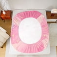 thumbnail image 5 of Feelyou Girly Pink Axolotl Twin Sheet Sets, Watercolor Galaxy Bedding, 3pcs, 5 of 7
