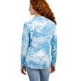 thumbnail image 6 of Realtree Fishing Xtreme Camo Women's Light Blue 1/4 Zip Jacket Shirt | UPF 50+ | Size XL, 6 of 11