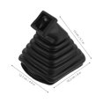 Amosfun Excavator Control Lever Cover Black Rubber Universal ...