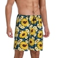 thumbnail image 5 of KLL Insects Of Flowers for Men's 1-Pack Shorts,Sleep Pajama Shorts for Men Soft Pj Shorts Men's Pajama Bottoms Sleepwear -XX-Large, 5 of 7