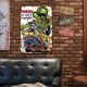 thumbnail image 4 of Placa de Metal Wdftyju Vintage de hierro Hot Rod Art Rat Fink Rectangular 20x30cm, 4 of 9