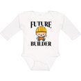 thumbnail image 3 of Inktastic Boys Future Builder Construction Boys Long Sleeve Baby Bodysuit, 3 of 5