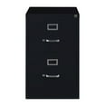 thumbnail image 2 of Hirsh 25" Deep 2 Drawer Legal Width Metal Vertical File Cabinet, Commercial Grade, Black, 2 of 5