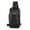 Black, variant on Cbcbtwo Men's Small Sling Bag Crossbody Chest Shoulder Water T Sling Bag One Strap Travel Bag with Earphone Hole