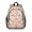 Mushroom and Character-2, variant on Mushroom and Character Pink Pattern Backpack for School, Cute School Bag with Adjustable Shoulder Straps and Padded Back, 15"x11.42"x5.5"