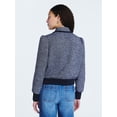 thumbnail image 4 of Free Assembly Women's Tweed Bomber Jacket, Sizes XS-XXL, 4 of 8