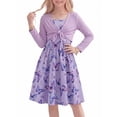 thumbnail image 2 of PureChapter Girls Clothes Floral Cami Dress with Knit Cardigan Summer Girls 2 Piece Outfit for 8-12Y, 2 of 6