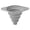 Grey, variant on TINGXIN Gray Food-Grade Silicone Collapsible Funnel (Kitchen Funnel, Funnel), Foldable Space-Saving Heat Resistant Leak-Proof Seal Pouring Spout for Filling Bottles Automotive Laboratory
