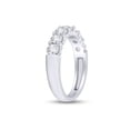 thumbnail image 3 of 1.07 CT Round Cut Nature White Diamond Seven Stone Engagement Band Ring In 14K Solid White Gold (Color: G-H, Clarity: I2-I3, 1.07 Cttw) IGI Certified, 3 of 7