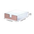 thumbnail image 6 of vlrwzc Clear Acrylic Sticky Notes Dispenser Memo Pad Holder for Home Office Desk, 6 of 7
