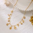 thumbnail image 6 of NICKSUN Vintage Gold Ocean Charm Choker Necklace, Boho Beach Vacation Dainty Paperclip Chain with Starfish, Seashell, Seahorse & Marine Animal Pendants, Elegant Coastal Statement Jewelry, 6 of 7