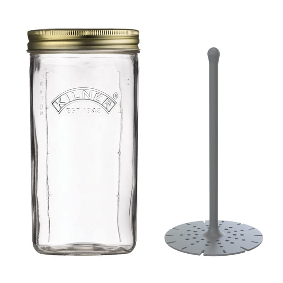 Frasco para Pepinillos Kilner de 1L con Elevador de Silicona