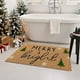 thumbnail image 5 of Decoraciones navideñas, Alfombra navideña para entrada, Tapete absorbente antideslizante para el hogar, Tapete antimanchas para baño, Tamaño 15.7x23.6 pulgadas, Poliéster, Tapetes para el piso de la h, 5 of 6
