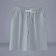 thumbnail image 2 of BXINGOHAI Cargo Shorts Men 2025 Summer Leisure Sports Running Men Shorts Gray,3XL, 2 of 5