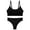 Black, variant on PULLIMORE Womens Lingerie Set 2 Piece Seamless Underwear Bra and Panty Sets (XL, Black)