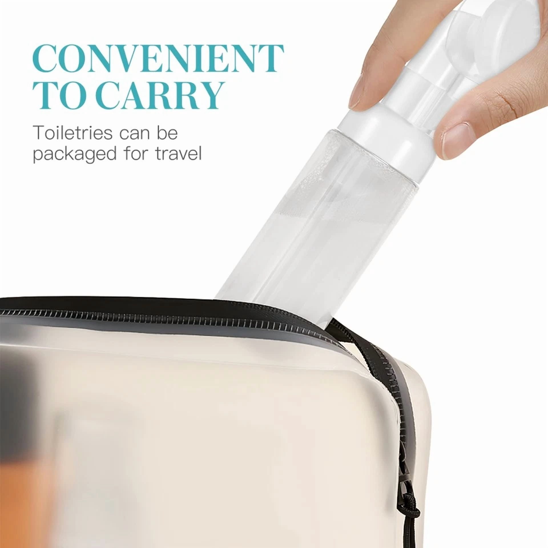 4 Pcs Transparent Foam Bottle Travel Work Foaming Mousse Dispenser