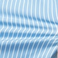 thumbnail image 4 of qolati Mens Dress Shirts Striped Long Sleeve Stretch Wrinkle-Free Solid Formal Blouses Work Tops Casual Button Down Shirts with Pocket Light Blue XXXL, 4 of 8