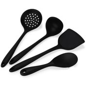 Kitchen Cooking Tools Set, Silicone Kitchenware Set, 4 Pieces, Spoon Shovel Non stick Pot Shovel Spoon Set, Kitchen Set